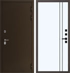 Металлическая входная дверь Термо ЗК QMA 10 Велюр белый