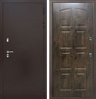 Металлическая входная дверь ТЕРМО Акация темная