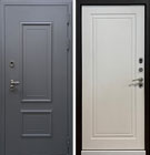 Металлическая входная дверь ТЕРМО Штамп-2 Муар С166 Малибу