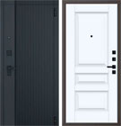 Металлическая входная дверь Urban 2 QL 3 Велюр белый