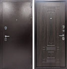 Металлическая входная дверь Витязь Триумф Дуб филадельфия шоколад