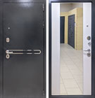 Металлическая входная дверь Витязь Зеркало Белый софт